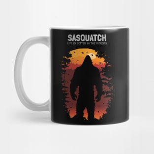 Sasquatch Life is better in the Woods Mug